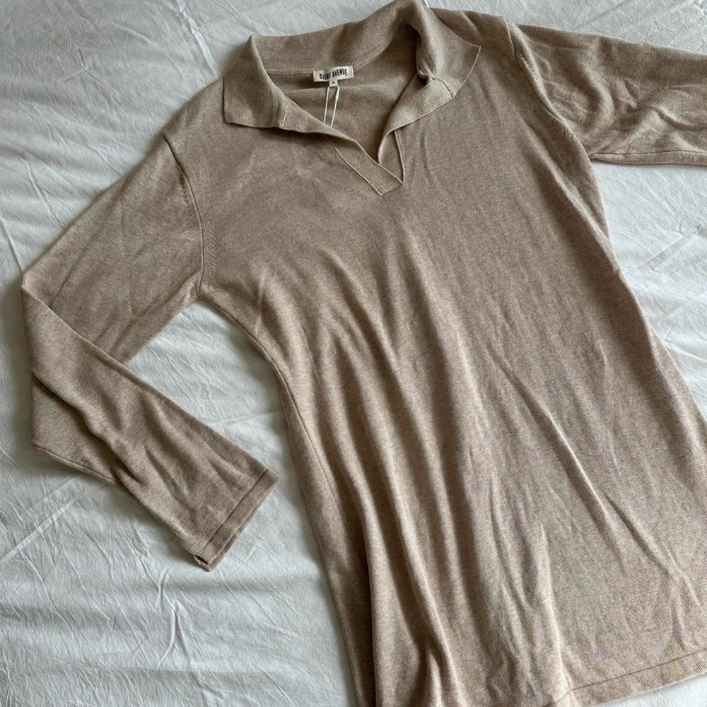 Djerf Avenue Sand Getaway Dress